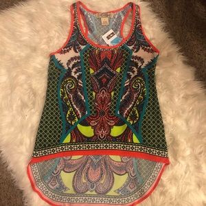 Flying Tomato paisley tank top